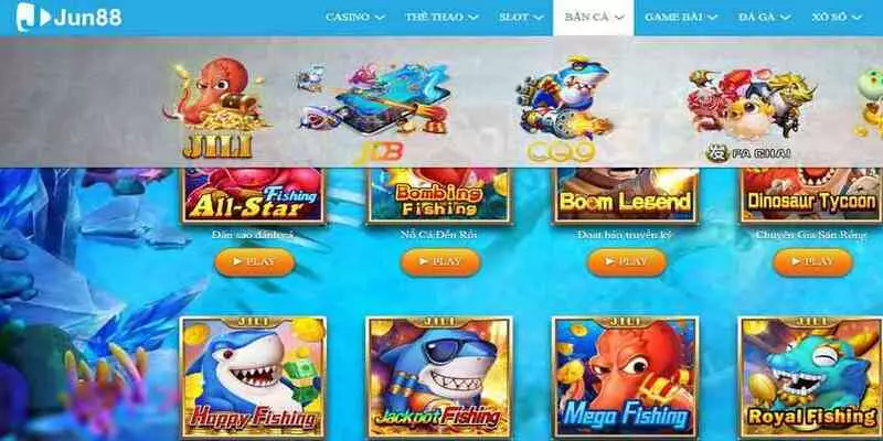 Hướng dẫn đăng ký bắn cá tại Jun88