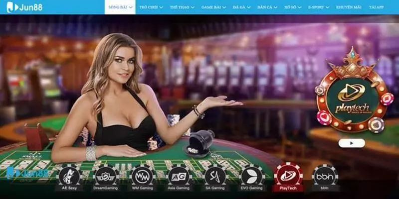 Những ưu điểm vượt trội của sảnh live casino Jun88