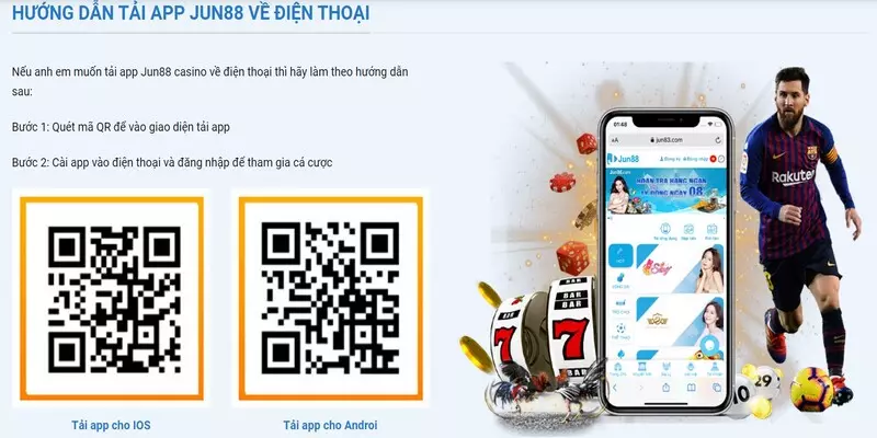 Hướng dẫn tải App Jun88 về điện thoại